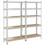 Estantes de almacenamiento de 5 capas 2 uds von , Industrieregale - Ref: Foro24-4016948, Preis: 80,14 €, Rabatt: %