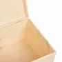 Caja de madera con tapa madera maciza de pino 40x30x23 cm de , Cestas para almacenaje - Ref: Foro24-4017390, Precio: 62,54 €,...