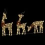 Decoración navideña reno 3 uds 90 LED blanco cálido by , Christmas lights - Ref: Foro24-4019500, Price: 56,57 €, Discount: %