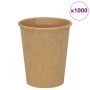 Tazas de café de papel 1000 uds 8oz 200ml marrón by , Disposable cups - Ref: Foro24-4102795, Price: 75,76 €, Discount: %
