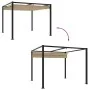 Cenador de jardín con techo retráctil acero topo 3x3 m von , Zelte und Pavillons - Ref: Foro24-4003961, Preis: 378,71 €, Raba...