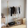 Perchero con estantes y ruedas 100x38x175,5 cm bambú von , Kommoden-Organizer und Bar-Kleiderbügel - Ref: Foro24-4008919, Pre...