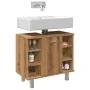 Armario de baño madera contrachapada roble artisan 60x32x53,5cm de , Muebles de baño - Ref: Foro24-856145, Precio: 63,44 €, D...