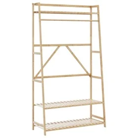Perchero con estantes bambú 110x40x180 cm by , Dresser Organizers and Bar Hangers - Ref: Foro24-4008925, Price: 95,23 €, Disc...
