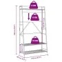 Perchero con estantes bambú 110x40x180 cm by , Dresser Organizers and Bar Hangers - Ref: Foro24-4008925, Price: 95,23 €, Disc...