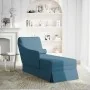 Chaise longue respaldo reposabrazos derecho terciopelo azul by , Daybeds - Ref: Foro24-4009781, Price: 124,93 €, Discount: %