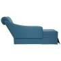Chaise longue respaldo reposabrazos derecho terciopelo azul by , Daybeds - Ref: Foro24-4009781, Price: 124,93 €, Discount: %