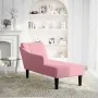 Chaise longue con reposabrazos derecho terciopelo rosa by , Daybeds - Ref: Foro24-4009795, Price: 147,45 €, Discount: %