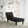 Chaise longue con reposabrazos derecho terciopelo negro by , Daybeds - Ref: Foro24-4009797, Price: 98,57 €, Discount: %