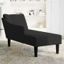 Chaise longue con reposabrazos derecho terciopelo negro by , Daybeds - Ref: Foro24-4009797, Price: 98,57 €, Discount: %