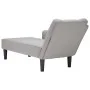 Chaise longue con reposabrazos derecho tela gris nube by , Daybeds - Ref: Foro24-4009805, Price: 140,37 €, Discount: %