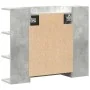 Armario de espejo de baño contrachapada gris 80x20,5x64 cm by , bathroom vanities - Ref: Foro24-856035, Price: 60,91 €, Disco...