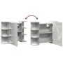 Armario de espejo de baño contrachapada gris 80x20,5x64 cm by , bathroom vanities - Ref: Foro24-856035, Price: 60,91 €, Disco...