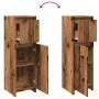 Armario de baño madera contrachapada envejecida 30x30x95 cm by , Bathroom furniture - Ref: Foro24-856061, Price: 53,20 €, Dis...