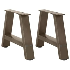 Patas de mesa de centro forma A 2uds acero 40x(30-31) cm by , Table legs - Ref: Foro24-4012815, Price: 51,36 €, Discount: %