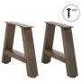 Patas de mesa de centro forma A 2uds acero 40x(30-31) cm by , Table legs - Ref: Foro24-4012815, Price: 51,36 €, Discount: %