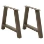 Patas de mesa de centro forma A 2uds acero 70x(42-43) cm by , Table legs - Ref: Foro24-4012843, Price: 70,45 €, Discount: %