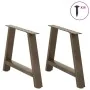 Patas de mesa de centro forma A 2uds acero 70x(42-43) cm by , Table legs - Ref: Foro24-4012843, Price: 70,45 €, Discount: %