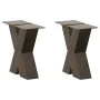 Patas de mesa centro forma X 2uds acero natural 30x(30-31) cm de , Patas para mesas - Ref: Foro24-4012931, Precio: 75,31 €, D...