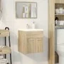Mueble de lavabo de baño madera roble Sonoma 41x38,5x46 cm von , Badezimmermöbel - Ref: Foro24-856203, Preis: 37,36 €, Rabatt: %