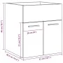 Mueble de lavabo de baño madera roble Sonoma 41x38,5x46 cm von , Badezimmermöbel - Ref: Foro24-856203, Preis: 37,36 €, Rabatt: %