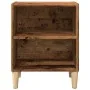 Mesita de noche madera de ingeniería envejecida 40x30x50 cm de , Mesitas de noche - Ref: Foro24-856416, Precio: 35,56 €, Desc...