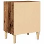 Mesita de noche madera de ingeniería envejecida 40x30x50 cm de , Mesitas de noche - Ref: Foro24-856416, Precio: 35,56 €, Desc...