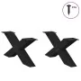 Patas de mesa de centro forma X 2uds acero negro 70x(30-31) cm by , Table legs - Ref: Foro24-4012944, Price: 89,82 €, Discoun...