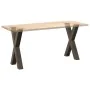 Patas para mesa comedor forma X 2uds acero natural 50x(72-73)cm von , Tischbeine - Ref: Foro24-4012971, Preis: 102,98 €, Raba...
