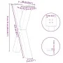 Patas para mesa comedor forma X 2uds acero natural 50x(72-73)cm von , Tischbeine - Ref: Foro24-4012971, Preis: 102,98 €, Raba...