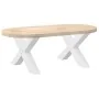 Patas de mesa de centro forma X 2uds acero blanco 70x(42-43) cm by , Table legs - Ref: Foro24-4012965, Price: 94,65 €, Discou...