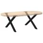 Patas de mesa de centro forma X 2uds acero negro 70x(42-43) cm de , Patas para mesas - Ref: Foro24-4012904, Precio: 53,83 €, ...