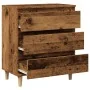Aparador de madera contrachapada envejecida 60x35x70 cm by , Sideboards - Ref: Foro24-856480, Price: 71,28 €, Discount: %