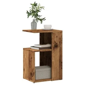 Mesa auxiliar de madera contrachapada envejecida 36x30x56 cm by , Side tables - Ref: Foro24-856558, Price: 36,08 €, Discount: %