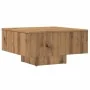 Mesa de centro madera de ingeniería roble artisan 60x60x31,5 cm de , Mesas de centro - Ref: Foro24-856551, Precio: 57,68 €, D...