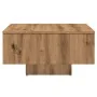 Mesa de centro madera de ingeniería roble artisan 60x60x31,5 cm de , Mesas de centro - Ref: Foro24-856551, Precio: 57,68 €, D...