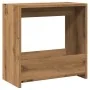 Mesa auxiliar madera contrachapada roble artisian 50x26x50 cm by , Side tables - Ref: Foro24-856539, Price: 35,34 €, Discount: %