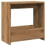Mesa auxiliar madera contrachapada roble artisian 50x26x50 cm by , Side tables - Ref: Foro24-856539, Price: 35,34 €, Discount: %