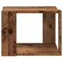 Mesa de centro de madera contrachapada envejecida 40x40x30 cm by , Coffee table - Ref: Foro24-856494, Price: 28,57 €, Discoun...