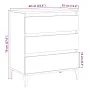 Aparador de madera contrachapada envejecida 60x35x70 cm by , Sideboards - Ref: Foro24-856482, Price: 63,80 €, Discount: %