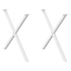 Patas para mesa de comedor en forma de X 2 uds acero blanco von , Tischbeine - Ref: Foro24-4012925, Preis: 62,79 €, Rabatt: %
