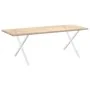 Patas para mesa de comedor en forma de X 2 uds acero blanco by , Table legs - Ref: Foro24-4012925, Price: 62,79 €, Discount: %