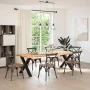 Patas para mesa de comedor en forma de X 2 uds acero negro von , Tischbeine - Ref: Foro24-4012984, Preis: 114,36 €, Rabatt: %