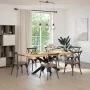 Pata de mesa comedor forma araña negra 150x78x(72-73) cm acero by , Table legs - Ref: Foro24-4013116, Price: 166,57 €, Discou...