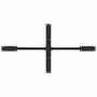 Pata de mesa comedor forma araña negra 150x78x(72-73) cm acero by , Table legs - Ref: Foro24-4013116, Price: 166,57 €, Discou...