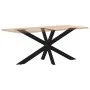 Pata de mesa comedor forma araña negra 150x78x(72-73) cm acero by , Table legs - Ref: Foro24-4013116, Price: 166,57 €, Discou...