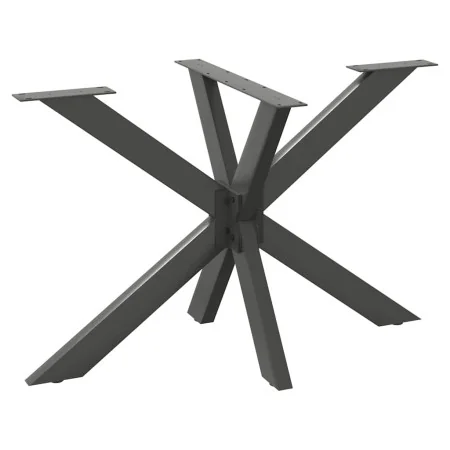 Pata mesa comedor forma araña antracita 120x68x(72-73) cm acero by , Table legs - Ref: Foro24-4013114, Price: 155,36 €, Disco...