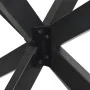 Pata mesa comedor forma araña antracita 120x68x(72-73) cm acero by , Table legs - Ref: Foro24-4013114, Price: 155,36 €, Disco...