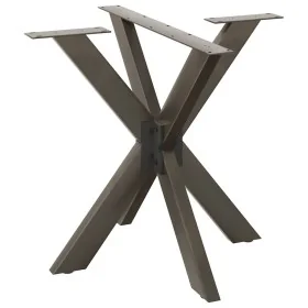 Pata mesa comedor forma araña natural 85x85x(72-73) cm acero von , Tischbeine - Ref: Foro24-4013123, Preis: 131,43 €, Rabatt: %
