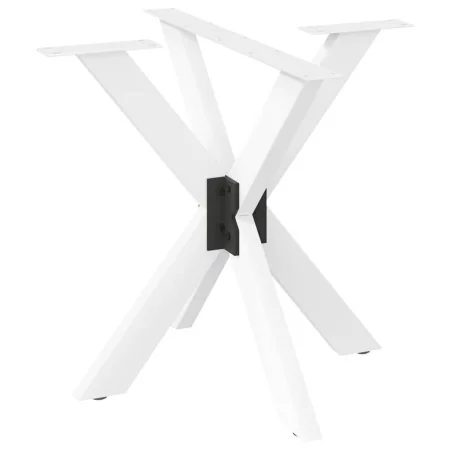 Pata de mesa comedor forma araña blanco 85x85x(72-73) cm acero by , Table legs - Ref: Foro24-4013121, Price: 131,39 €, Discou...